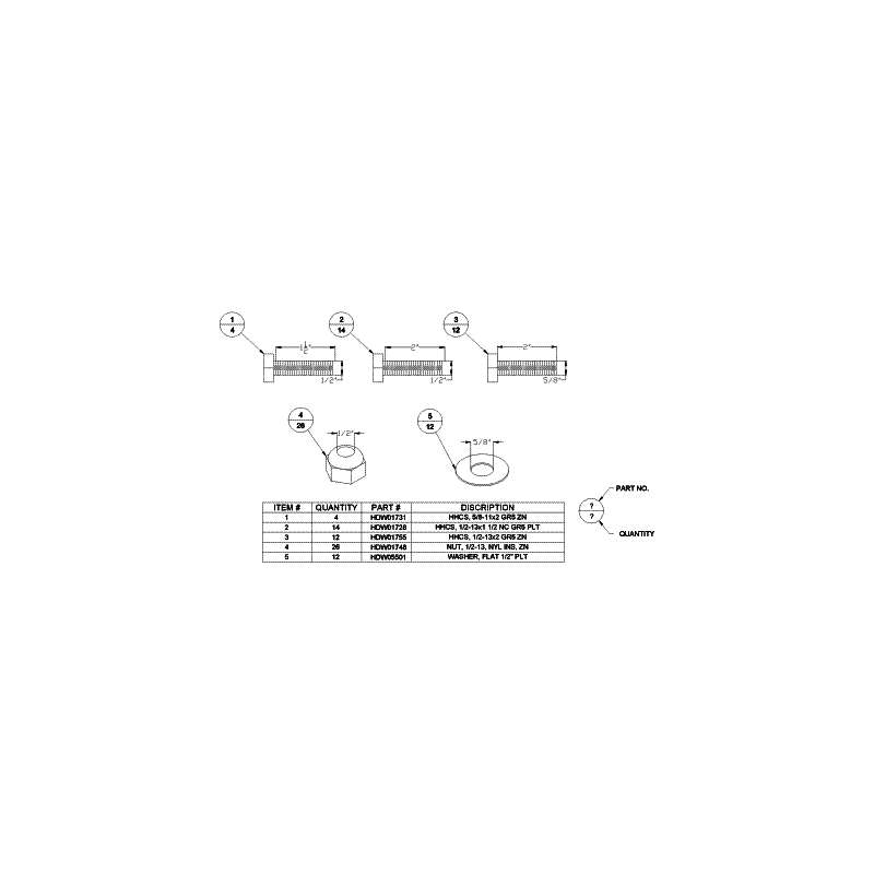 Boss Under Carriage Hardware Bag LTA3570 (LTA3674) @OEM Boss